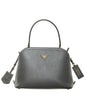 PRADA  SAFFIANO LEATHER MATINÉE HANDBAG, WORN BY LEXI BOLING. ITEM NOT FEATURED IN THE SHOW