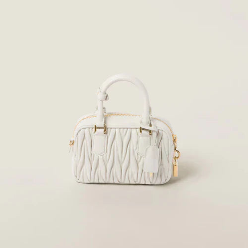 MIUMIU ARCADIE BAG IN QUILTED NAPPA