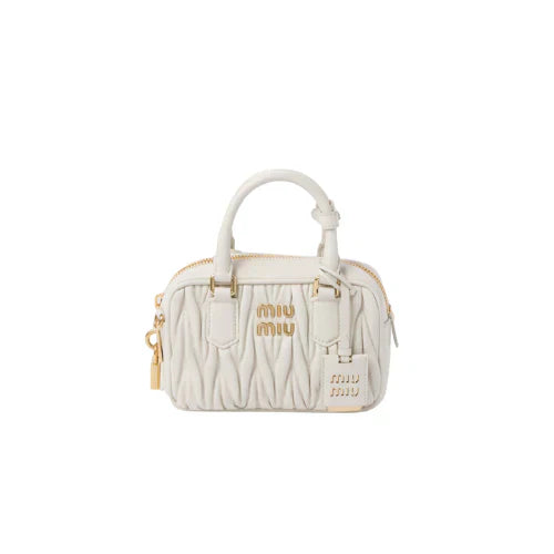 MIUMIU ARCADIE BAG IN QUILTED NAPPA