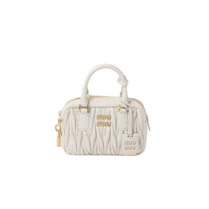 MIUMIU ARCADIE BAG IN QUILTED NAPPA